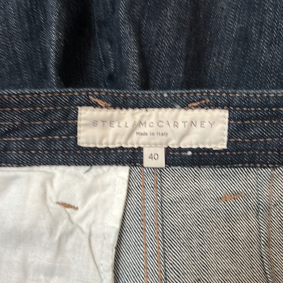 2005 Stella McCartney capri style pleated jeans, size 38 - Picture 7 of 9